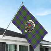 Adam Tartan Crest House Flag